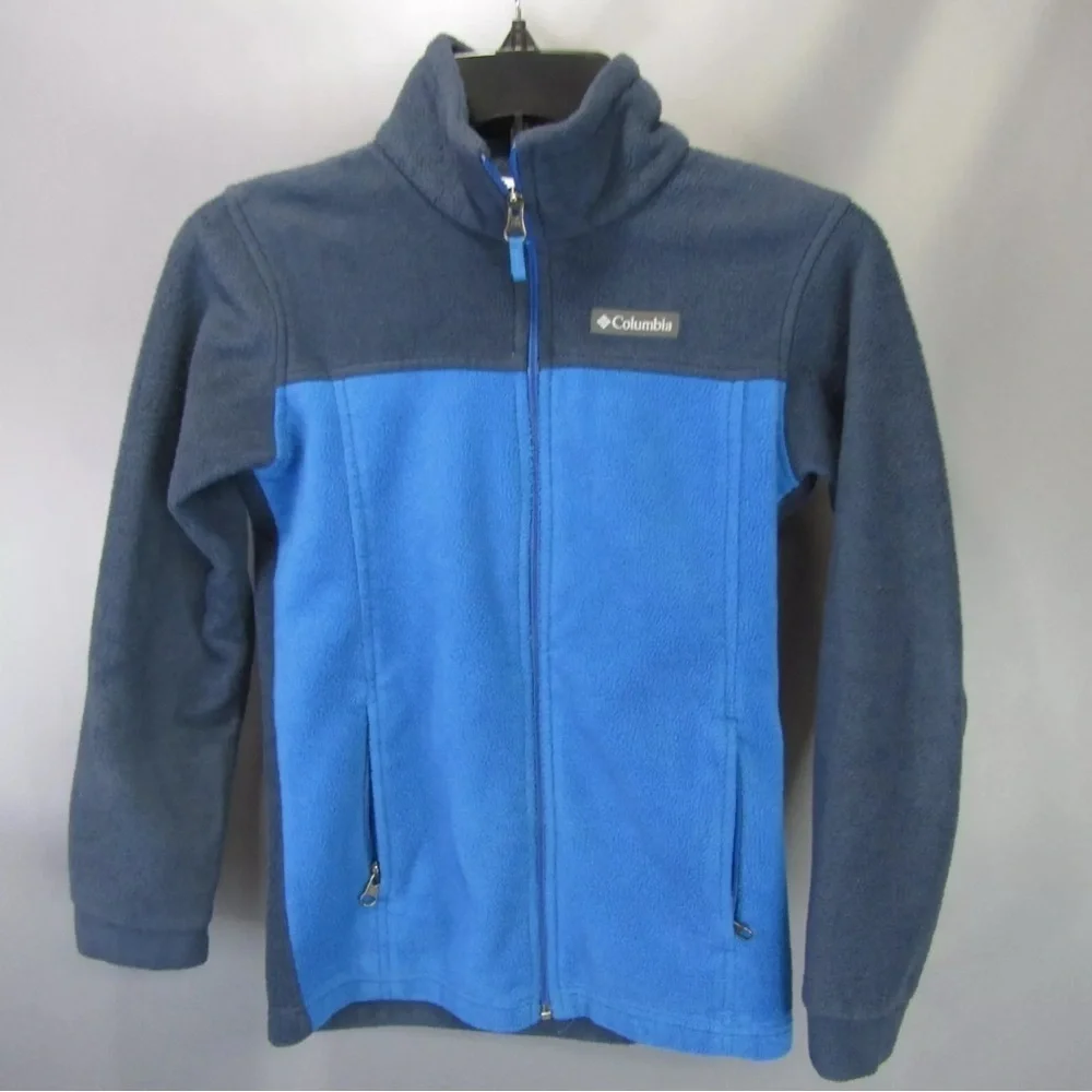 Columbia Blue and Gray Fleece Jacket